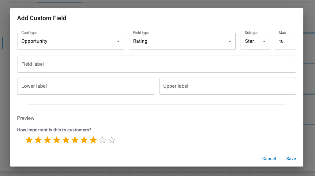 star rating scale